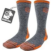 CloudLine - Merino Wool Socks for Men & Women, Wool Hiking Socks, Cushioned, Moisture Wicking, Anti Blister, Thermal - 1 Pair