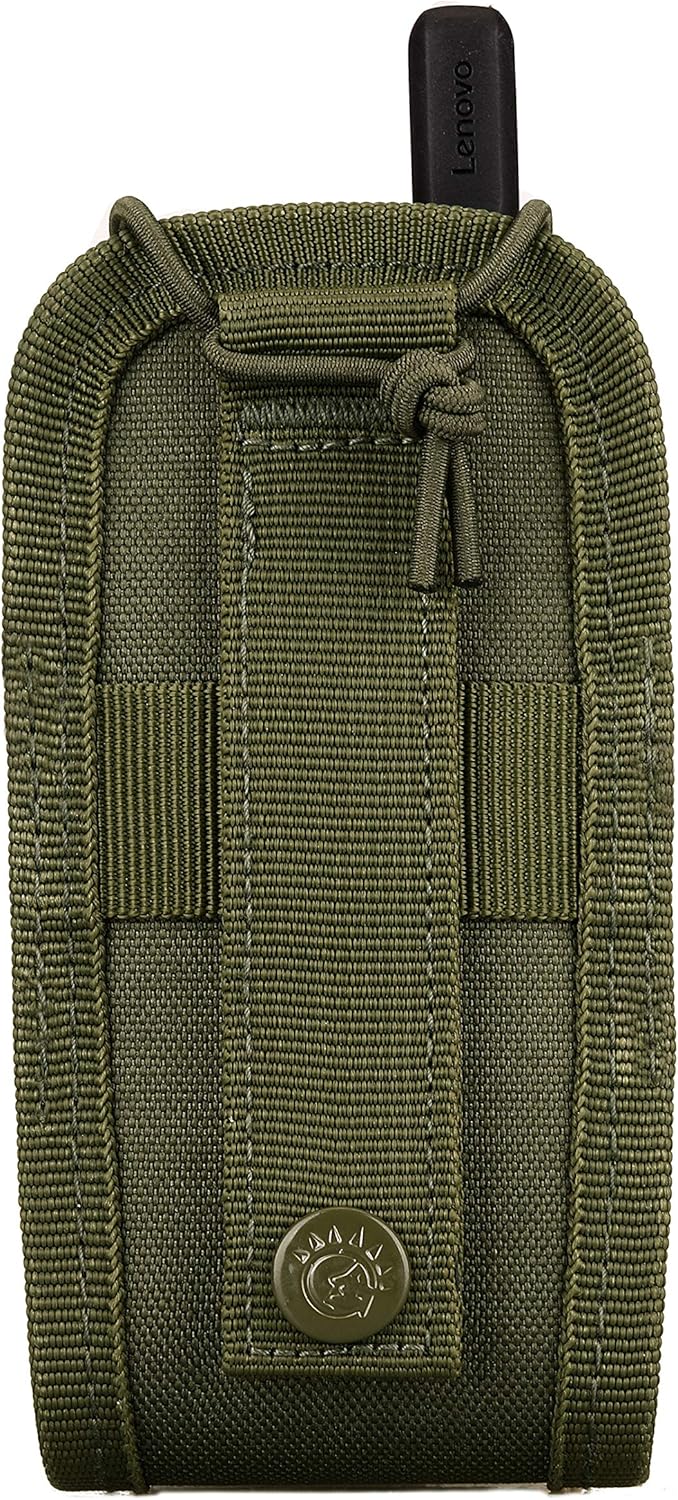 SINAIRSOFT Nylon Radio Holster, Universal Radio Case Lightweight Military Interphone Storage Bag Pouch for Molle System Walkie Talkies Holster Accessories (Army Green): Sports & Outdoors