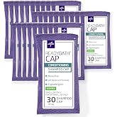 Medline ReadyBath Scented Rinse-Free Shampoo Cap with Conditioner, 30 Count