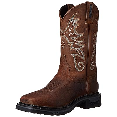 Men's Water Buffalo Comp Toe Western Boot by Tony Zambia Ubuy