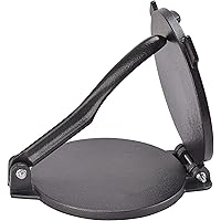 ARC, 0020, 6.5 inch Cast Iron Tortilla Press, Press surface diameter, Heavy Duty Tortilla Press Maker, Even Pressing…