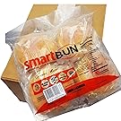 Gluten Free, ZERO CARB of sugar of starch, Soft, Hamburger Buns- Case of 6 (4 buns per pack)