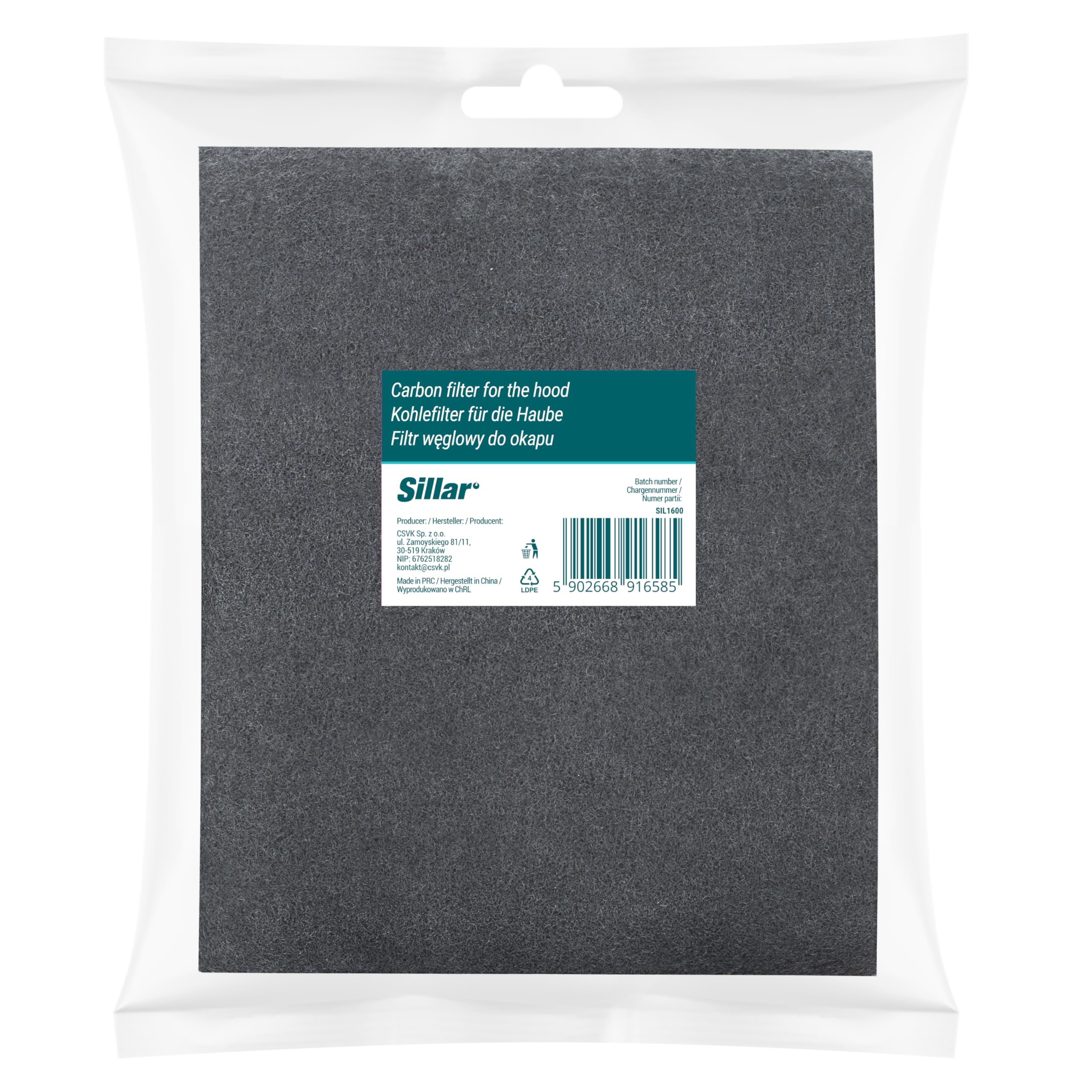 Wessper 38x56cm Carbon Cooker Hood Filter, Cut to Size, Charcoal Vent Filters for All Cooker Hoods