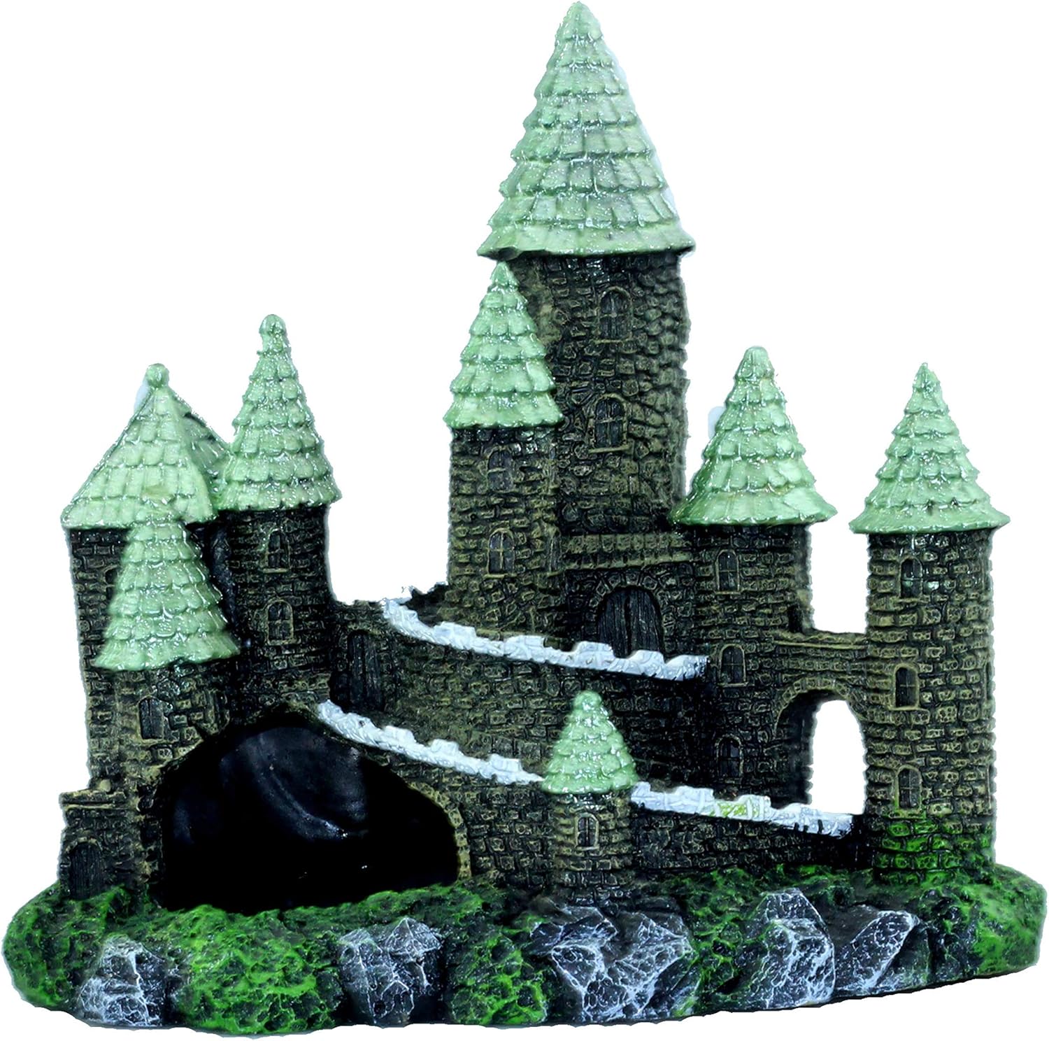 castle aquarium ornament