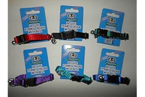 Sheppard & Greene Deluxe Ferret Bell Collar w/Bell - 6 Collars