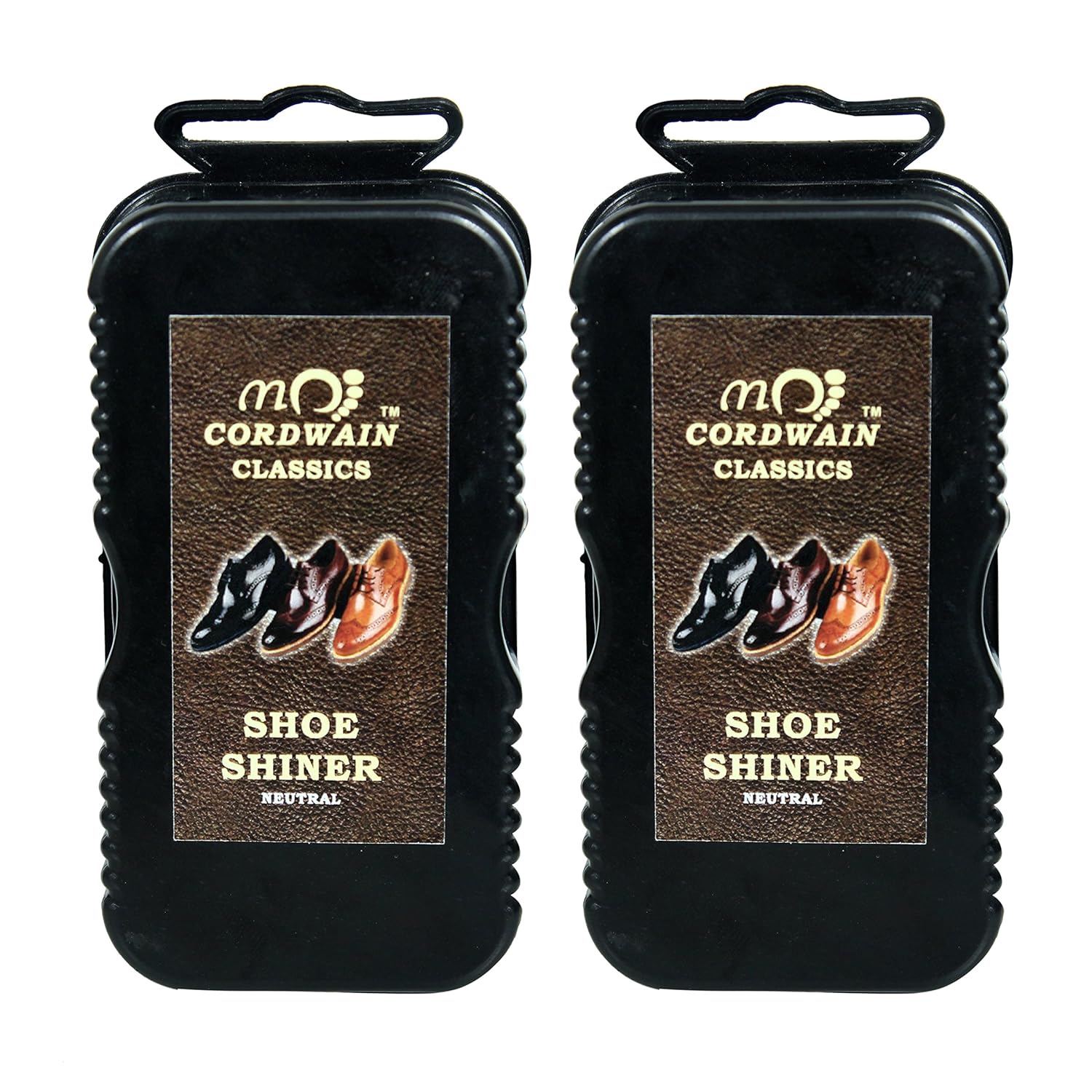 cordwain unisex black shoe shine sponge