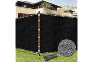 5' x 50' Privacy Screen Fence Heavy Duty,Fencing Mesh Shade Net Cover, Blockage Fence for Outdoor Wall Garden Yard Backyard P