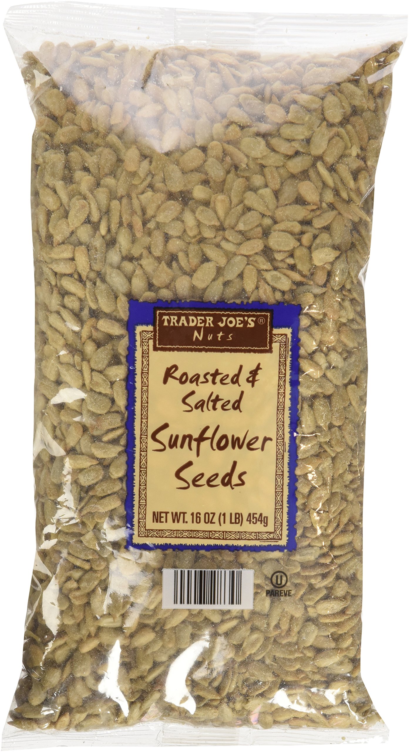 Trader Joe's Roasted & Salted Sunflower Seeds 16Oz Buy Online in