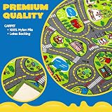 JOYIN Kids City Town Rug 150x80cm, Interactive Road Play Carpet view 4