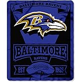 Northwest NFL Unisex-Adult Fleece Marque Throw Blanket 50" x 60"