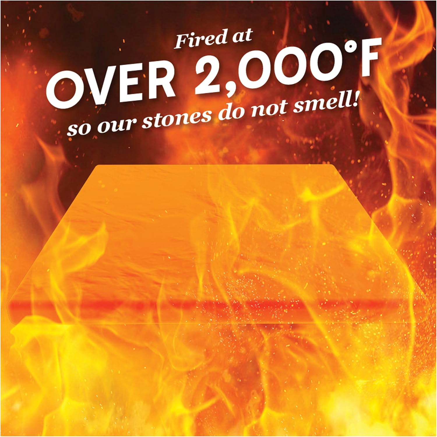 Pizza Stone for Best Crispy Crust Pizza, Only Stoneware with Thermarite (Engineered Tuff Cordierite). Durable, Certified Safe, Ovens & Grills 14 x 16 Rectangular, Bonus Recipe Ebook & Free Scraper : Garden & Outdoor