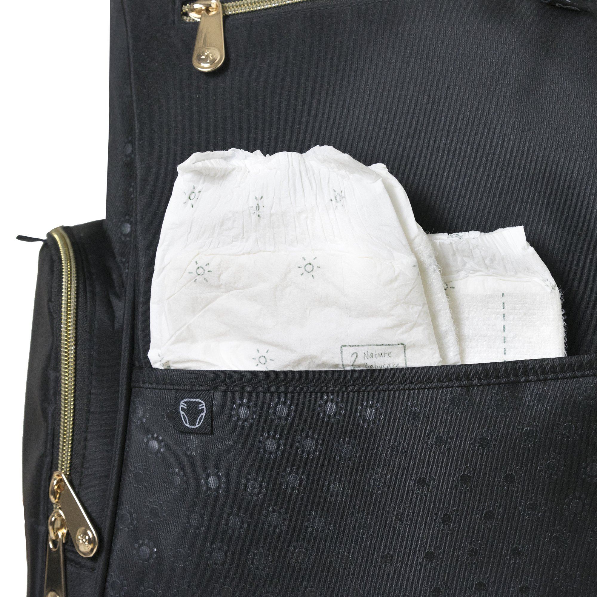 Fisher-Price Fashion Diaper Backpack with Fastfinder Pocket System