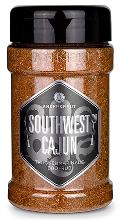 Ankerkraut Southwest Cajun Bbq Rub Gewurzmischung Zum Zubereiten Von Gumbos Und Jambalaya Gerichten 170g Im Streuer Amazon De Lebensmittel Getranke