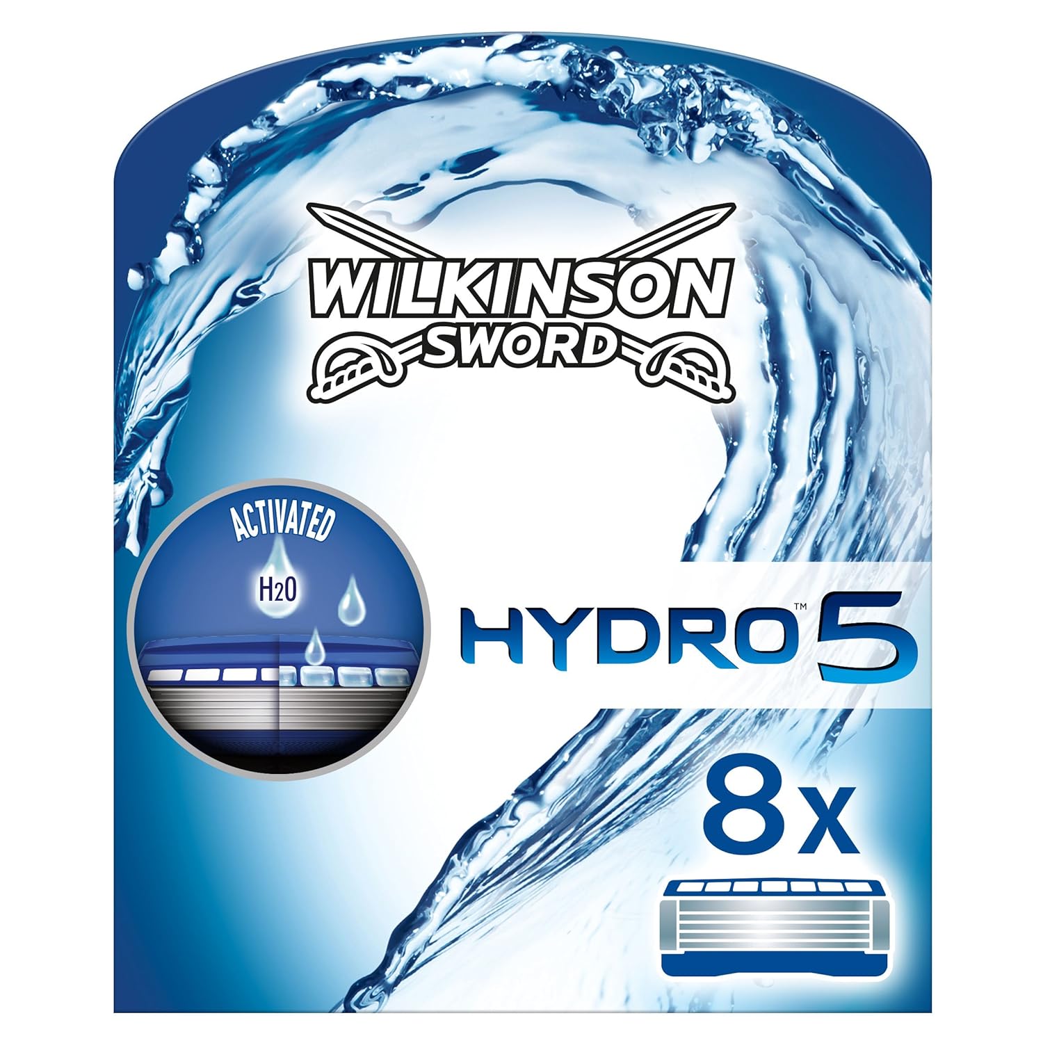 Wilkinson Sword Hydro 5 Razor Blades Pack of 8 Amazon.co.uk Health