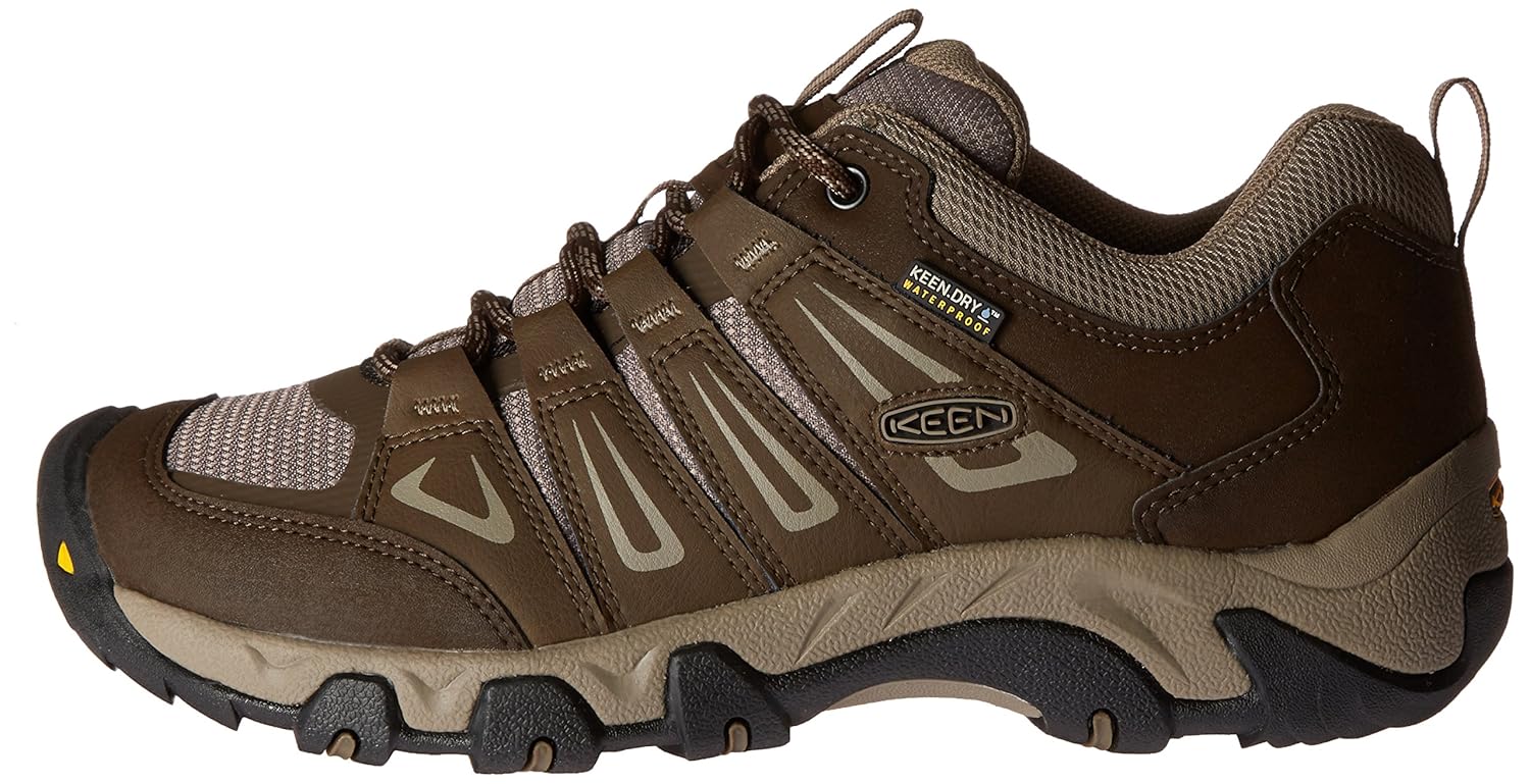 KEEN Mens Oakridge Wp Hiking Shoe