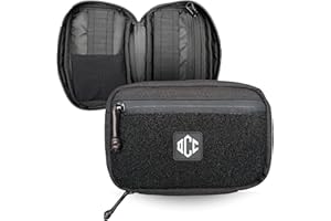 DAILYCARRYCO. DAILYCARRYCO EDC Pouch Organizer - Everyday Carry Pouch - Pocket Organizer, Tool Pouch with Multiple Pockets, Pouch for Every Day Carry - Small Pocket Tool Pouch for Men - Essential EDC Gear