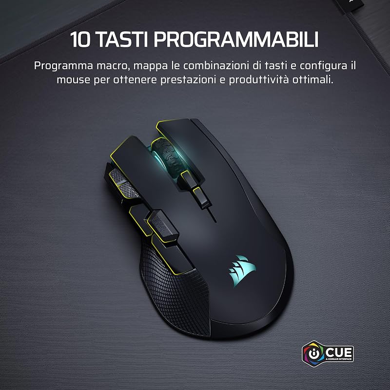 IRONCLAW WIRELESS SE (2026) Mouse Da Gioco – Nero