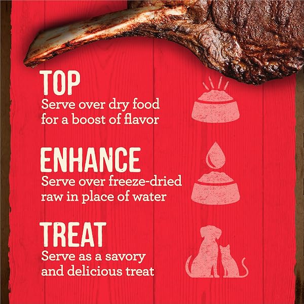 MERRICK GRAIN FREE BONE BROTH, PREMIUM HUMAN GRADE AND GLUTEN FREE DOG AND CAT FOOD TOPPER POUCHES, BEEF – 16 OZ. POUCH