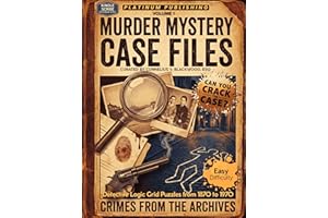 Murder Mystery Case Files (Kindle Scribe Only): Volume 1 - Detective Logic Grid Puzzles
