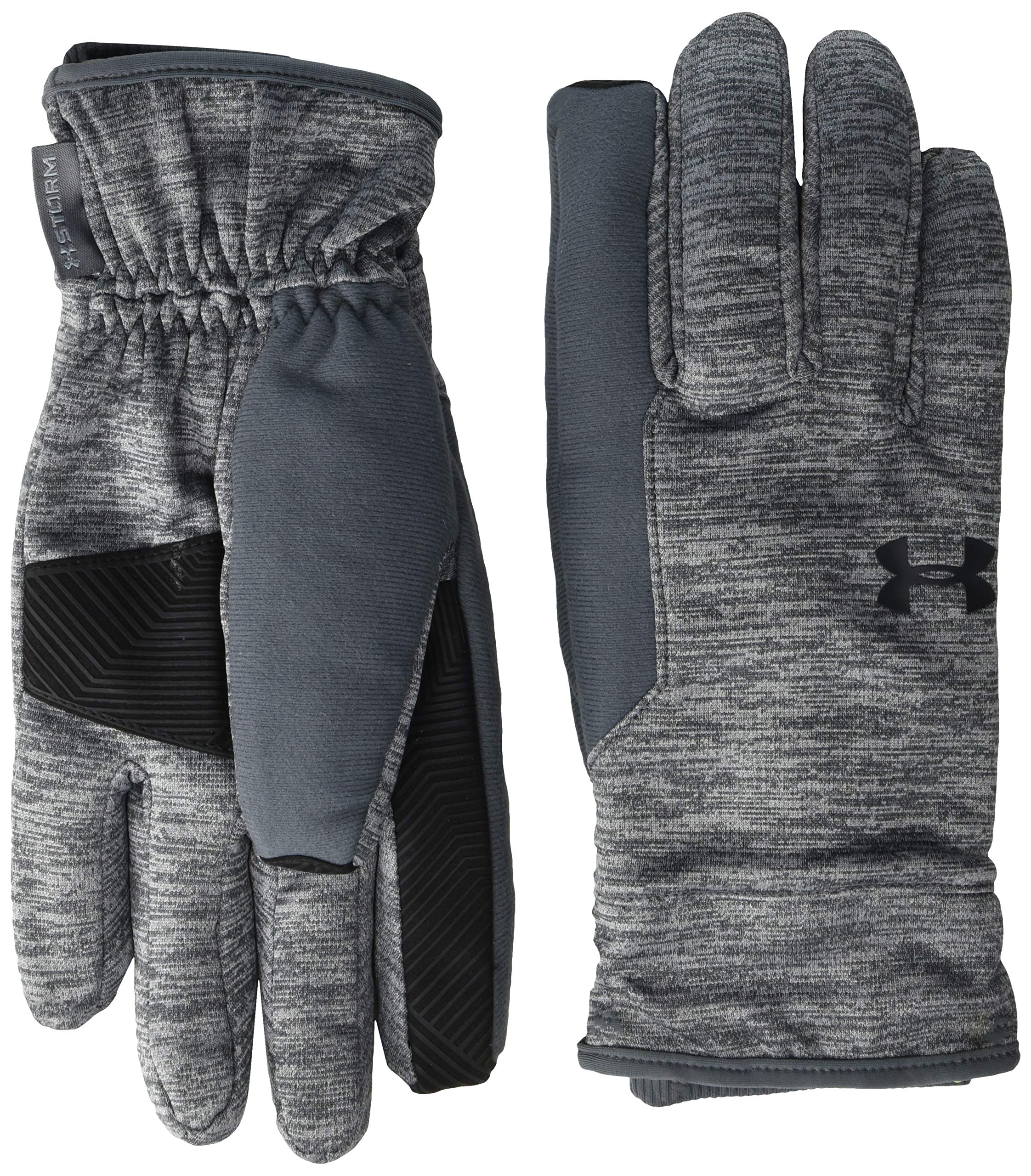 Under Armour Mens ColdGear Infrared Storm Glove, Pitch Gray//Black, S