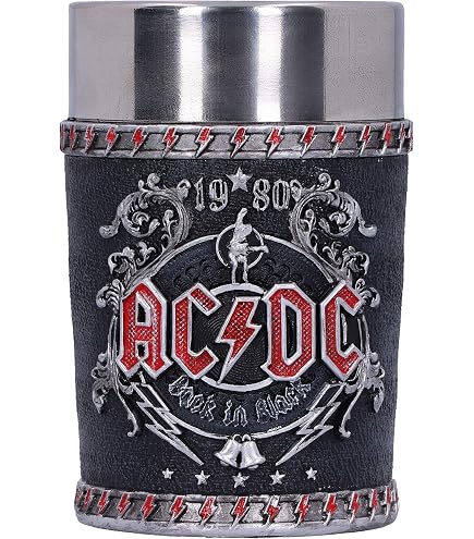 Amazon.com | ICUP AC/DC Icons 4 Piece Shot Glass Set: Shot Glasses