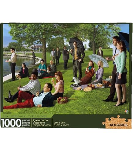 AQUARIUS The Office Forest 500 Piece Puzzle - Officially Licensed TV Show Jigsaw, Completed Size 19x14 Inches - View #3