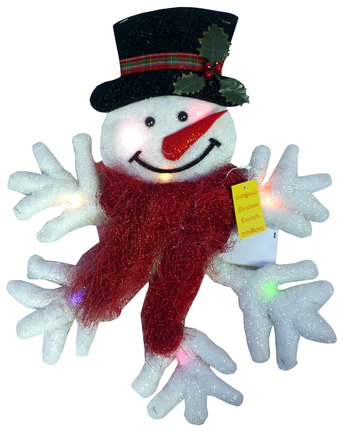 Christmas Concepts® 51cm Light Up Snowman Snowflake Christmas