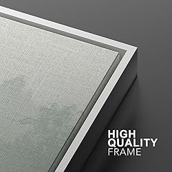 MUDECOR Framed Canvas Print Wall Art Set Monochrome