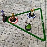 Futhark: Area of Effect Spell Templates, Set of 16 - Acrylic AOE Damage Marker for DND and Other RPG