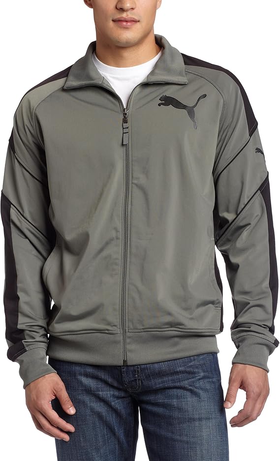 puma men's tricot track jacket