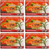 ASANTEE Papaya &amp; Rice Milk with Honey Cleansing Soap 125 Grams (Pack of 6)