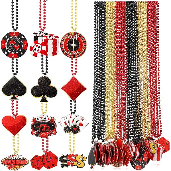 Halloscume 24 Pcs Casino Themed Party Tiaras Poker Dice  display picture 2