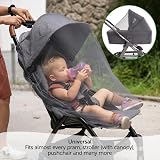Zamboo Universal Mosquito Net for Pushchair Pram Buggy Travel Cot Grey view 3