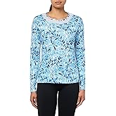 Stella Parker Womens Crew Mock Neck Long Sleeve Top – UPF 50+, Stretch Fabric, Inner Arm Mesh
