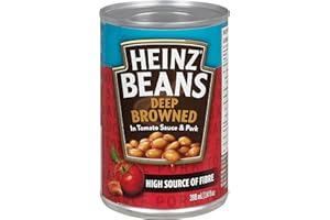 Heinz Deep Browned Beans with Tomato Sauce & Pork, 398mL (Pack of 24)