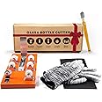 Glass Bottle Cutter - Professional Grade Tool for Precise Cutting: DIY Kit for Wine, Beer, Liquor Bottles with Safety Accessories