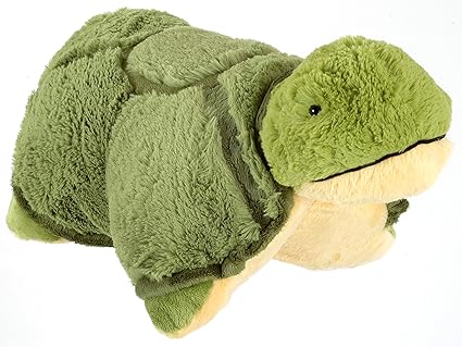 My Pillow Pets Tardy Turtle Small Green Amazon In Home Kitchen