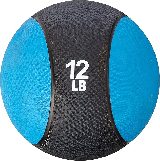FA Sports Medicine Ball 23 cm 6 Lbs, Black/Blue