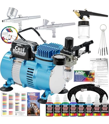 Amazon.com: Grex GCK04 Genesis.XSi3 Airbrush Combo Kit : Arts