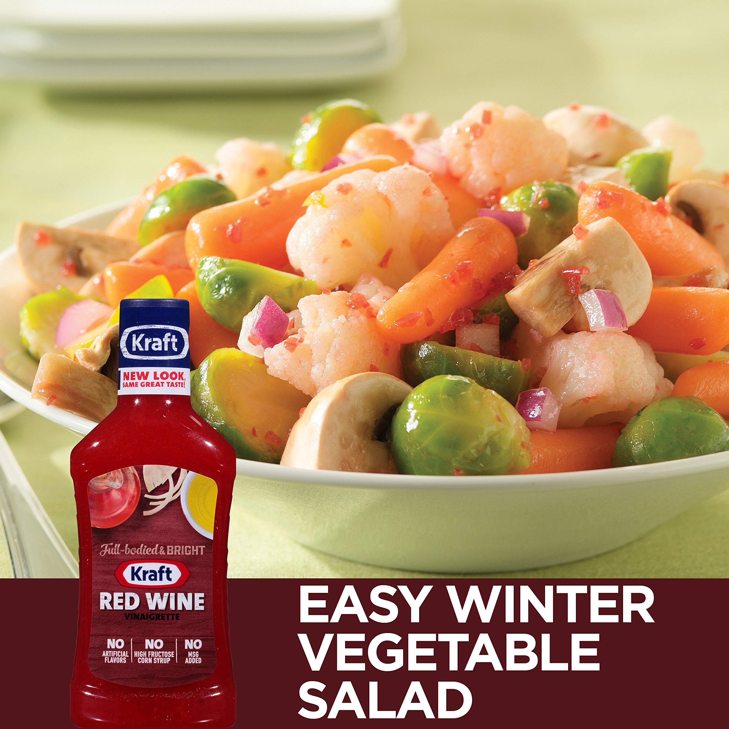 Mua Kraft Brand Dressing Vinaigrette Dressing Red Wine 16 oz trên Amazon Mỹ chính hãng 2026