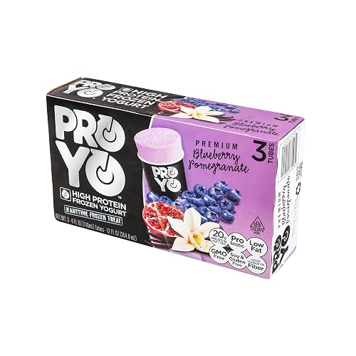 ProYo High Protein Yogurt, Blueberry Pomegranate, 3 Count (Frozen) in ...