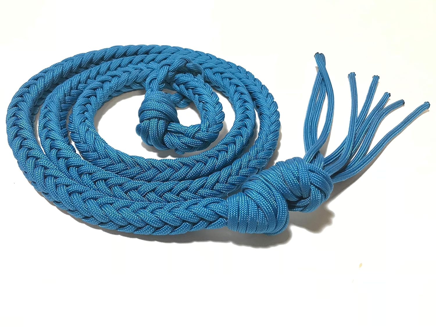 over and under whip carribean blue horse tack Handmade