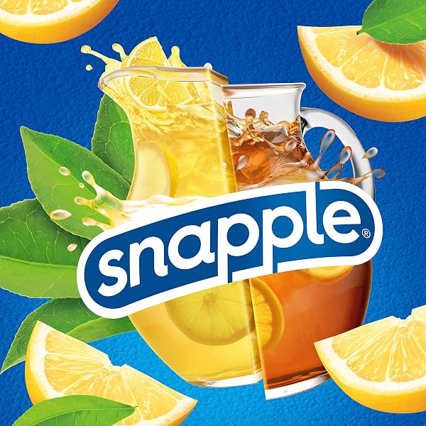 SNAPPLE ZERO SUGAR HALF ‘N HALF TEA, 16 FL OZ RECYCLED PLASTIC BOTTLE, PACK OF 12