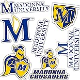 Desert Cactus Madonna University Sticker Crusaders Vinyl Decals Laptop Water Bottle Car Scrapbook Sheet T2 (Type 2)