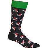 Hot Sox Men's Food and Booze Novelty Casual Crew