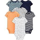 Simple Joys by Carter's Baby-Boys 6-Pack Short-Sleeve Bodysuit