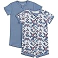 Hanes Baby Ultimate Zippin Short Sleeve Romper (2 Pack)