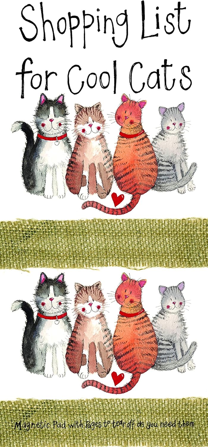ALEX CLARK Shopping List for Cool Cats Magnetic to do List, Planner, Shopping List, Grocery List - Image 3