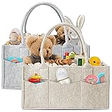 HIPHOP PANDA 2-Pack Diaper Caddy Organizer