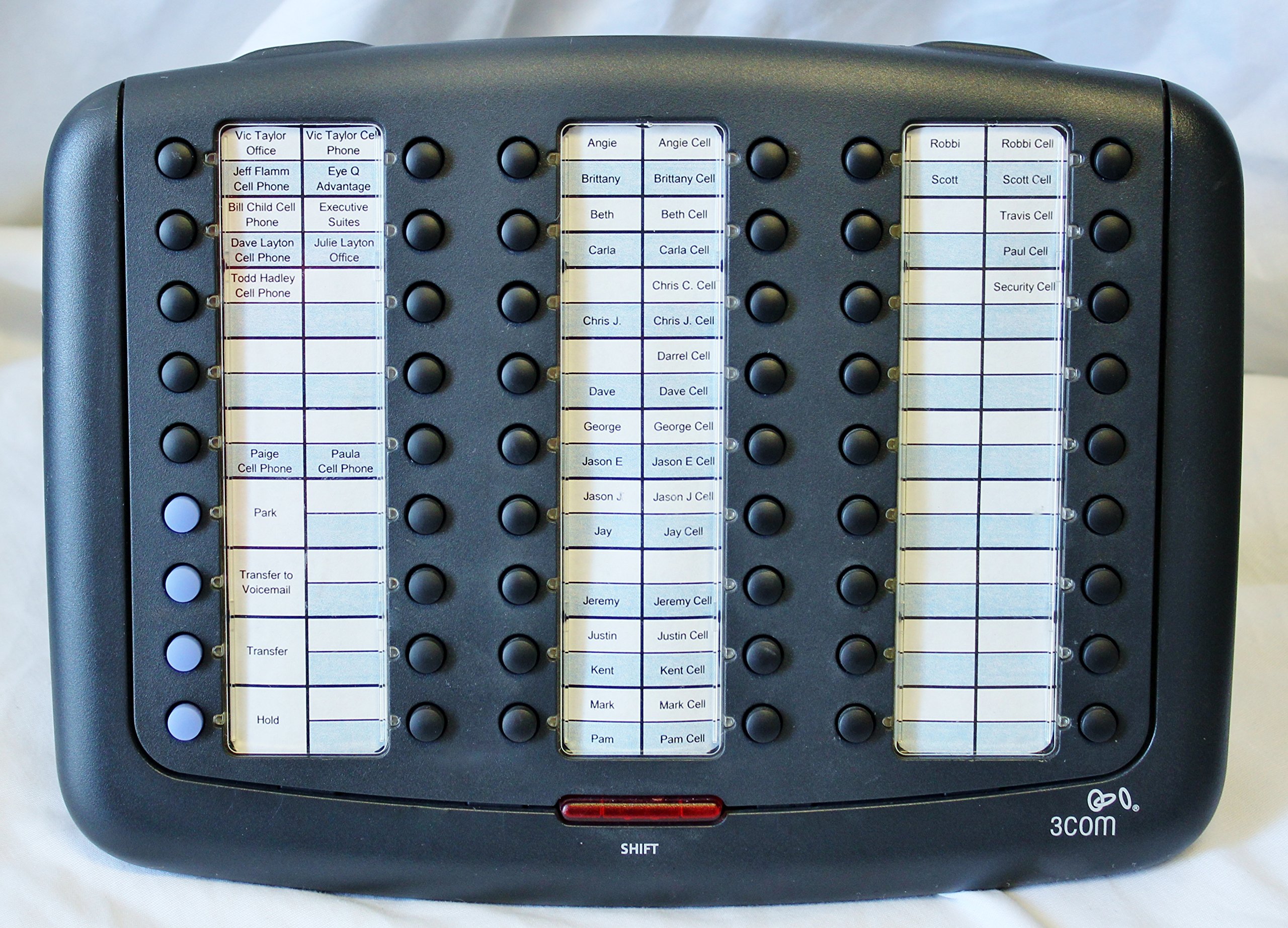 3Com 3105 Attendant Console - Key expansion module